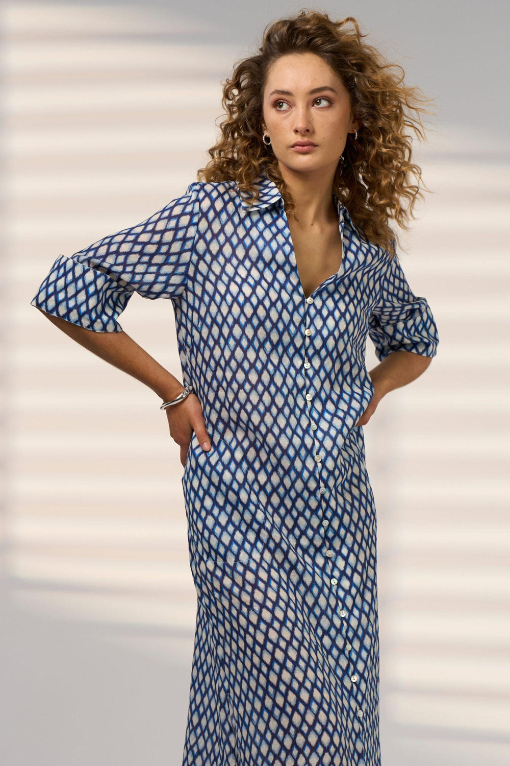 MADLY SWEETLY DRESS DOUBLE UP SHIRT DRESS - MS2028