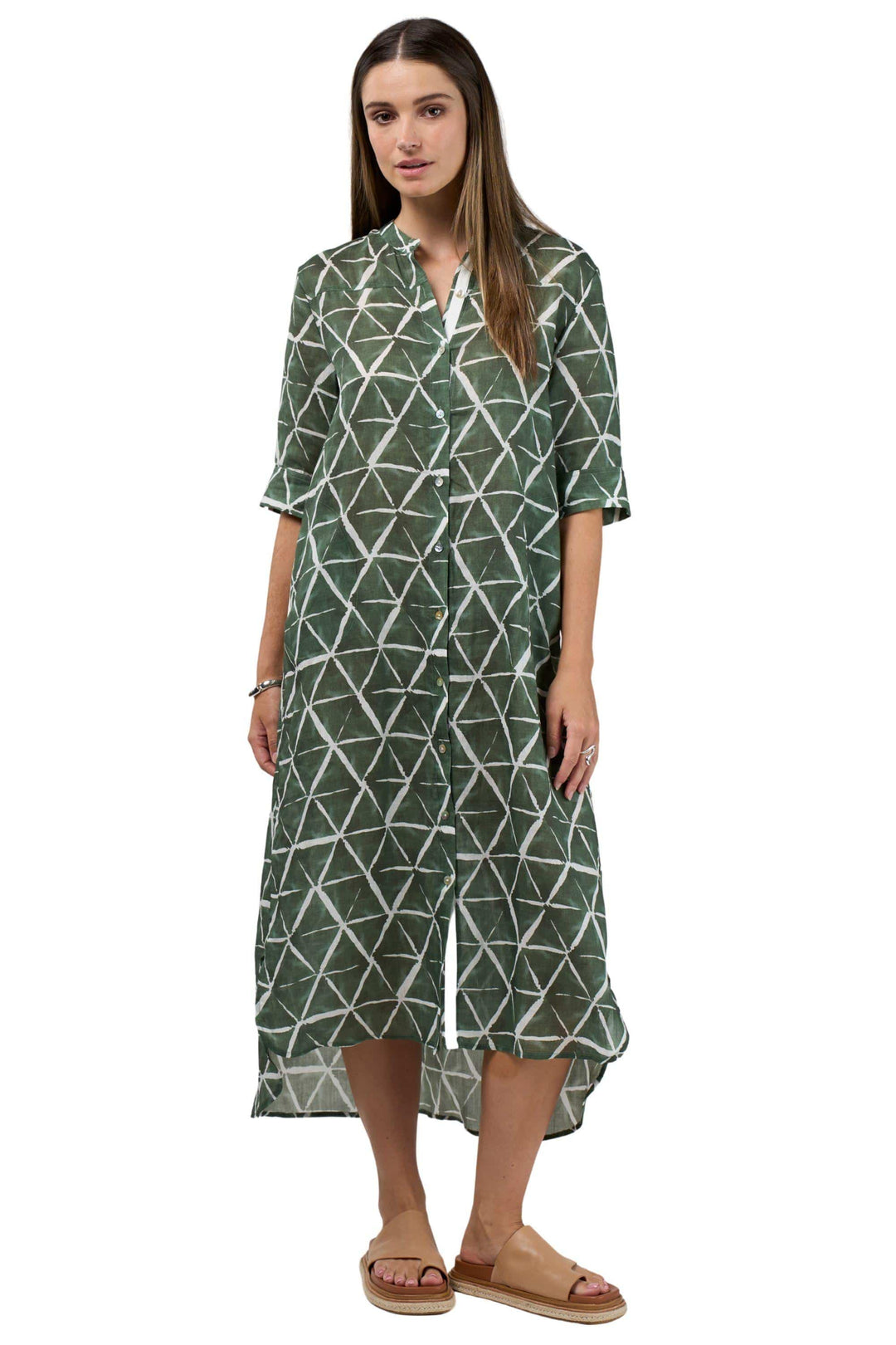 MADLY SWEETLY DRESS KHAKI / 8 PRISM SHIRT DRESS - MS1910P