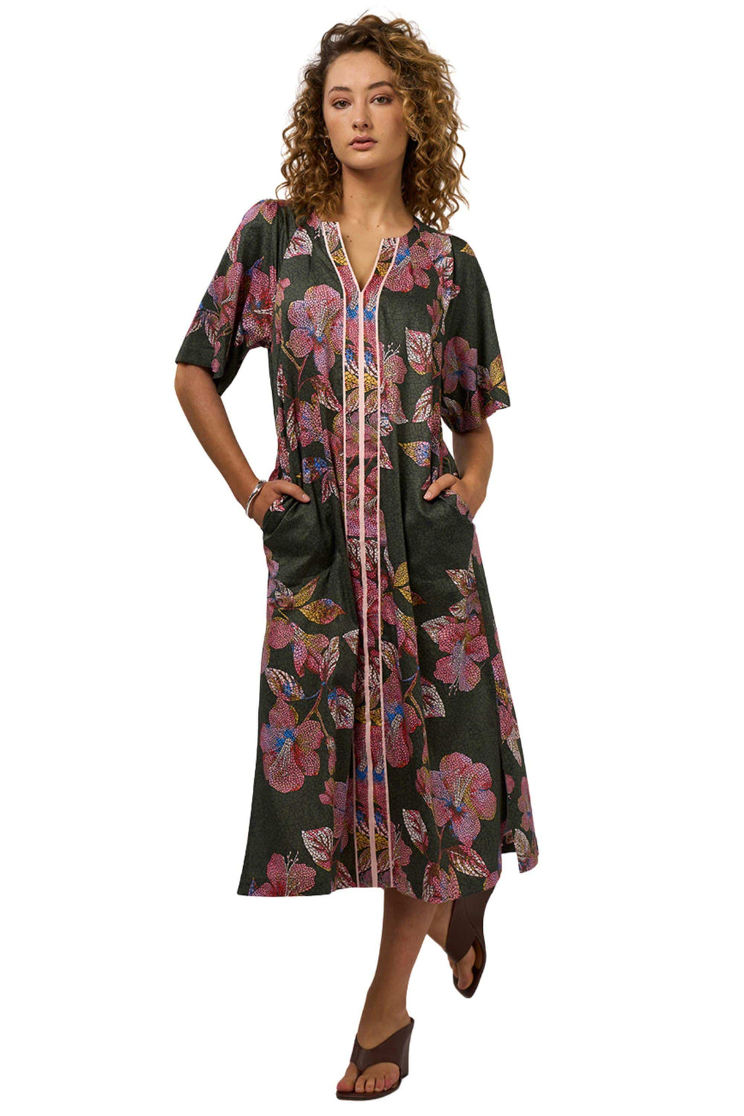 MADLY SWEETLY DRESS MOSAICA MIDI DRESS - MS2004