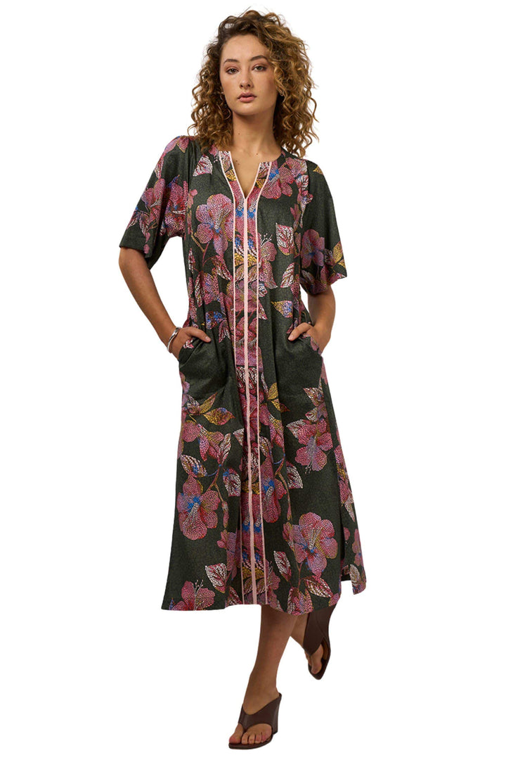 MADLY SWEETLY DRESS MOSAICA MIDI DRESS - MS2004