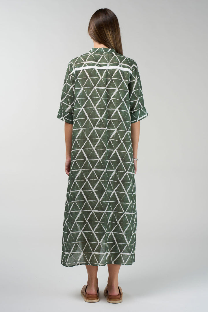 MADLY SWEETLY DRESS PRISM SHIRT DRESS - MS1910P