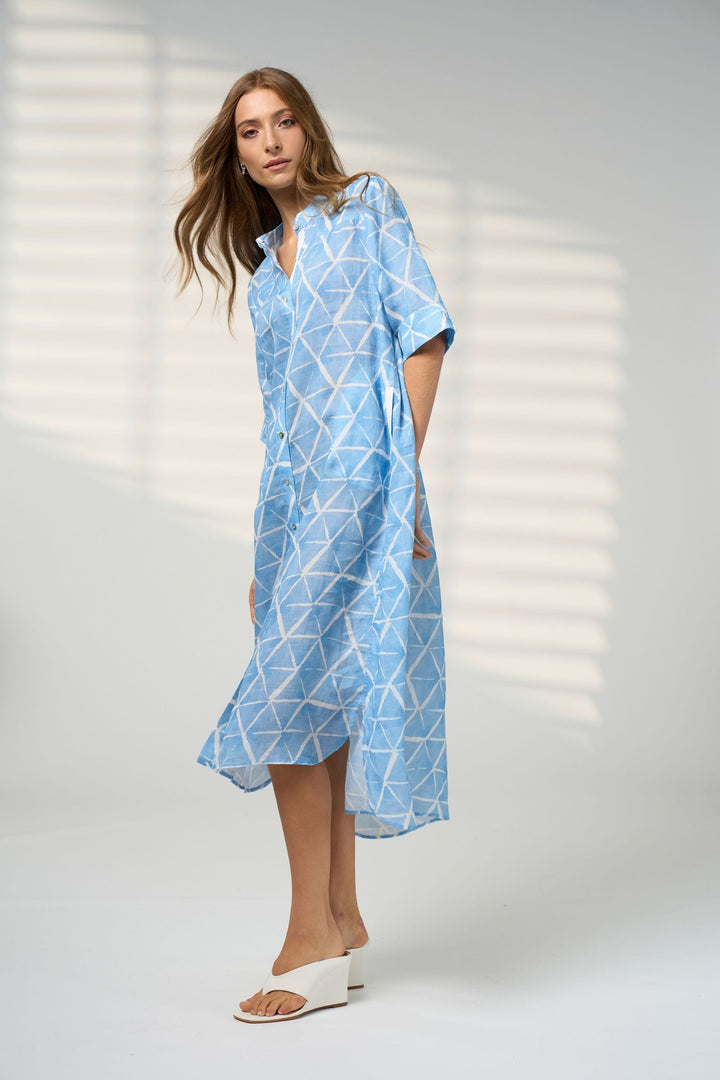 MADLY SWEETLY DRESS PRISM SHIRT DRESS - MS1910P