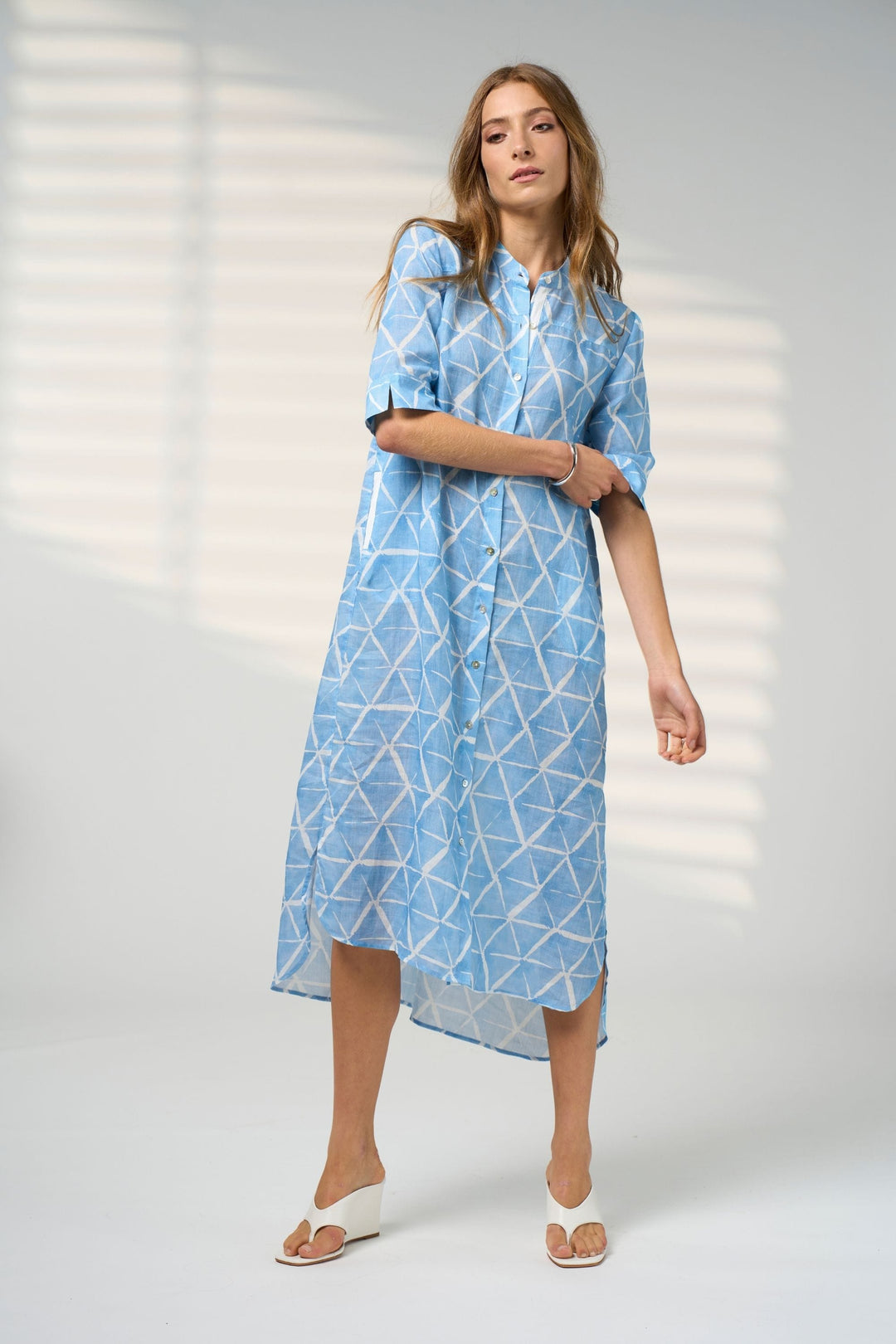 MADLY SWEETLY DRESS PRISM SHIRT DRESS - MS1910P