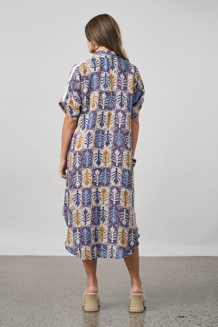 MADLY SWEETLY DRESS QUARTET SHIRT DRESS - MS1719