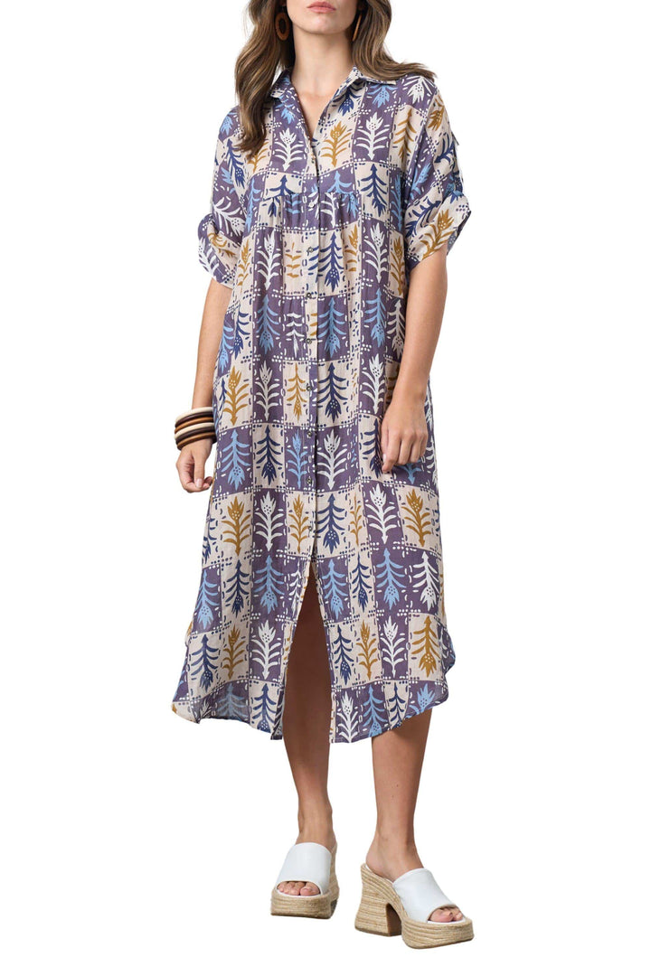 MADLY SWEETLY DRESS QUARTET SHIRT DRESS - MS1719