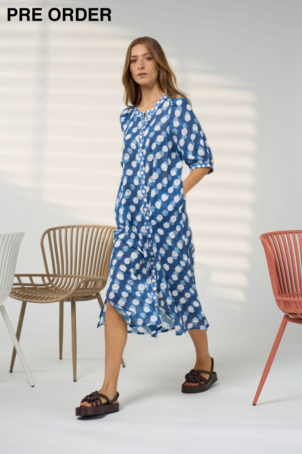 MADLY SWEETLY DRESS VISION SHIRT DRESS - MS1913