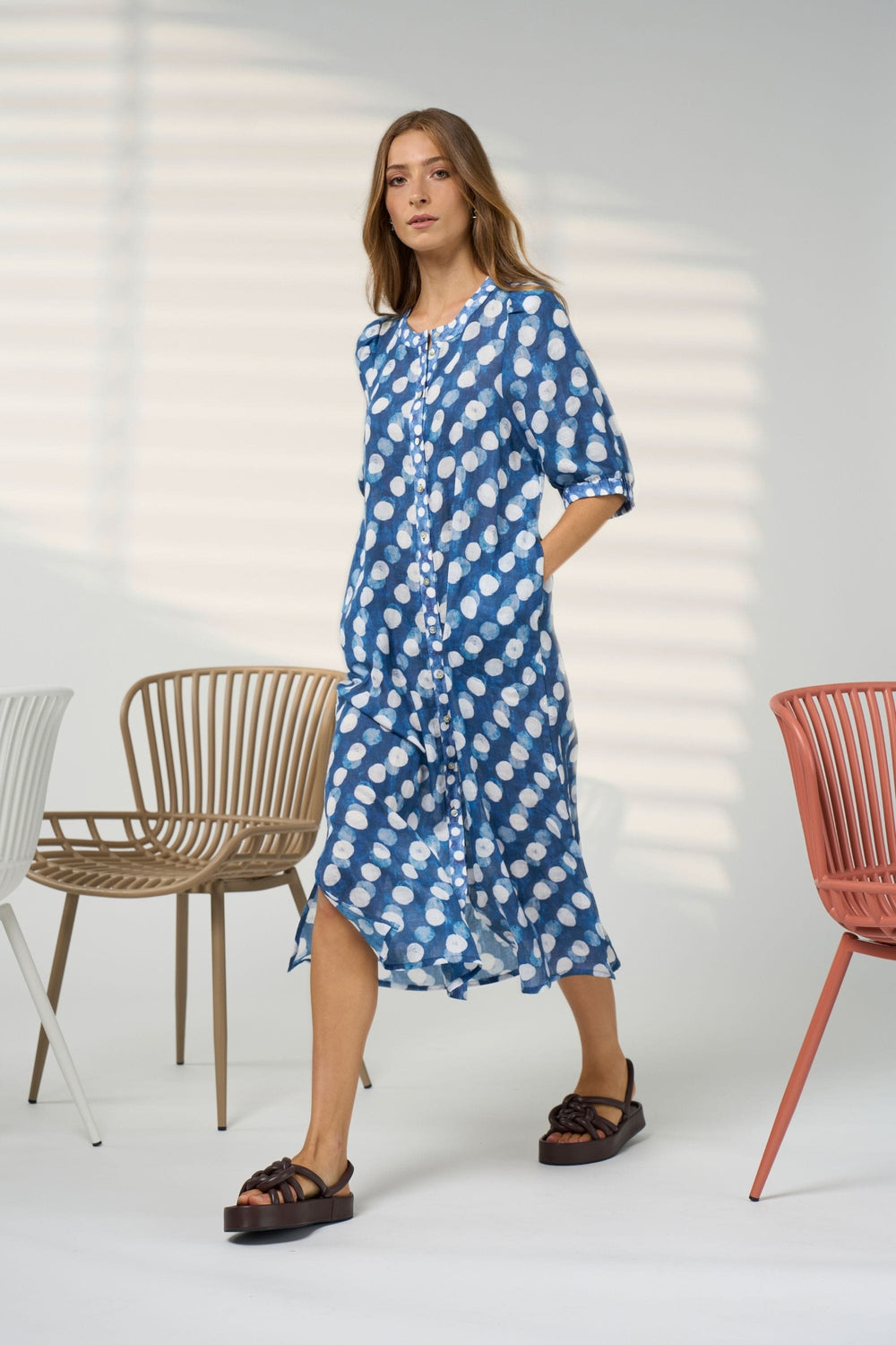 MADLY SWEETLY DRESS VISION SHIRT DRESS - MS1913