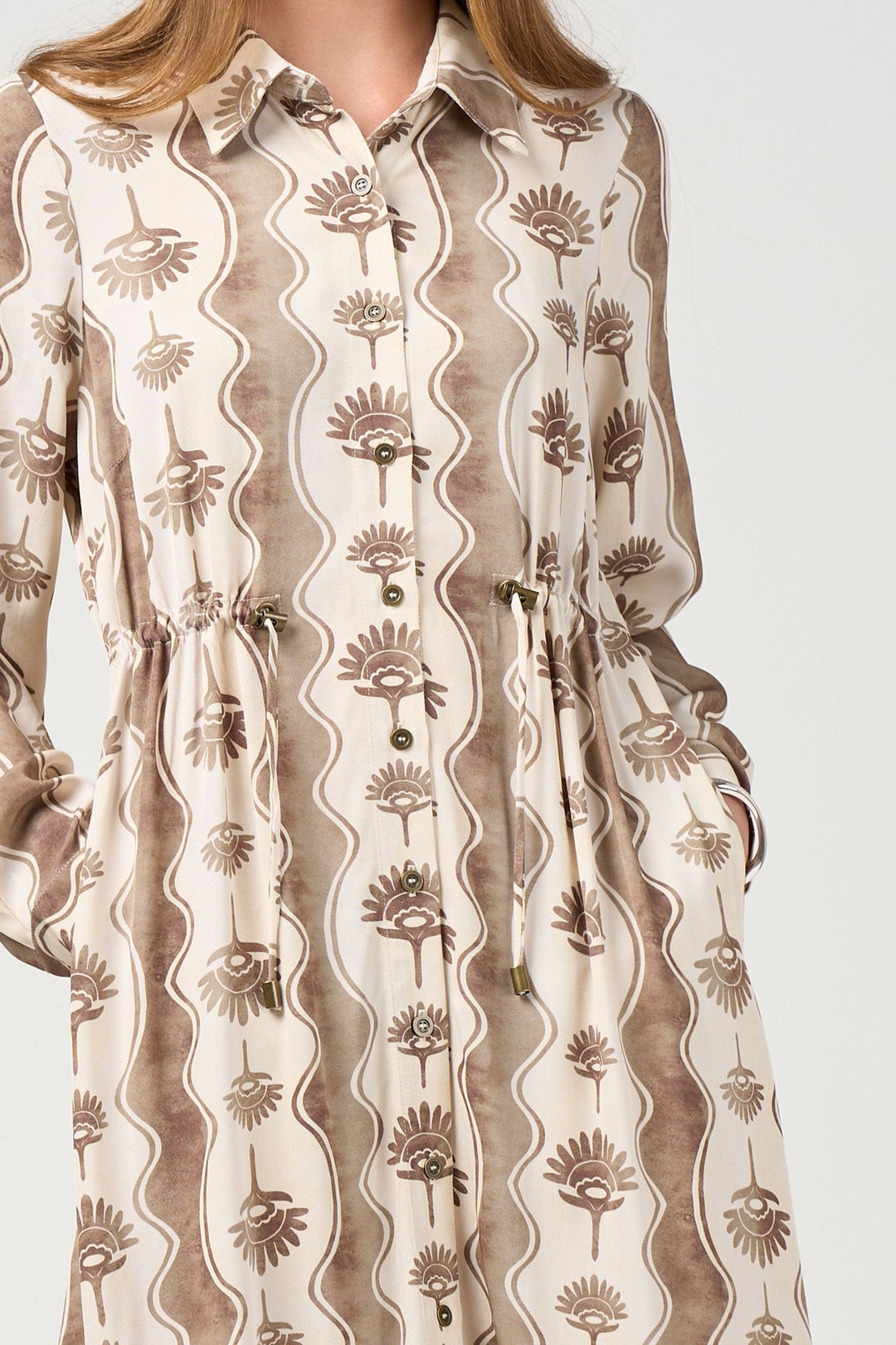 MADLY SWEETLY DRESS WAVERLY SHIRT DRESS - MS1839W