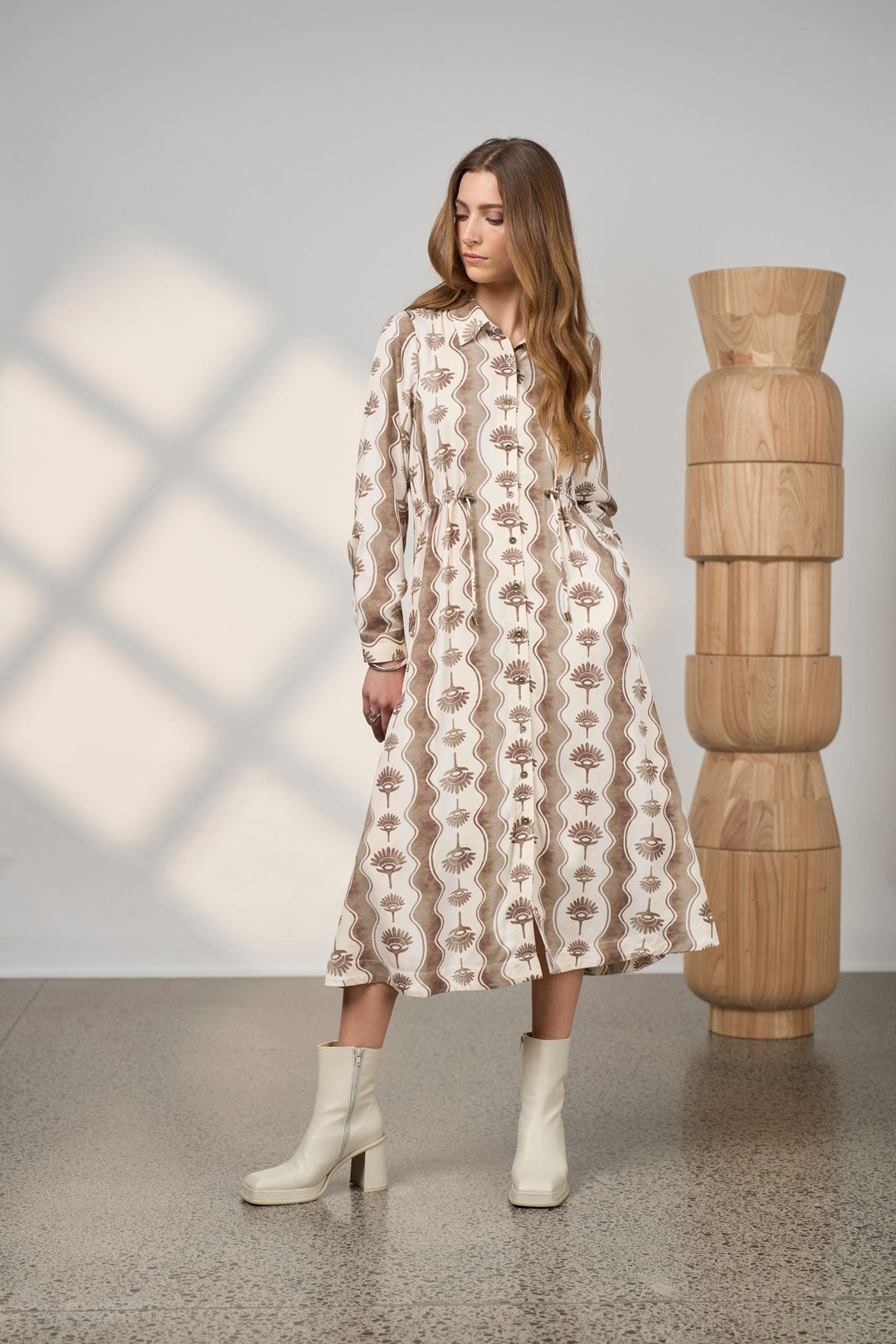 MADLY SWEETLY DRESS WAVERLY SHIRT DRESS - MS1839W