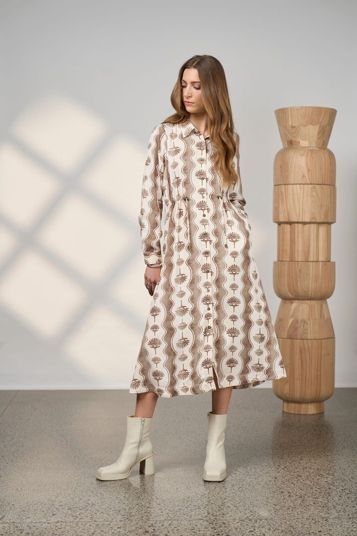 MADLY SWEETLY DRESS WAVERLY SHIRT DRESS - MS1839W