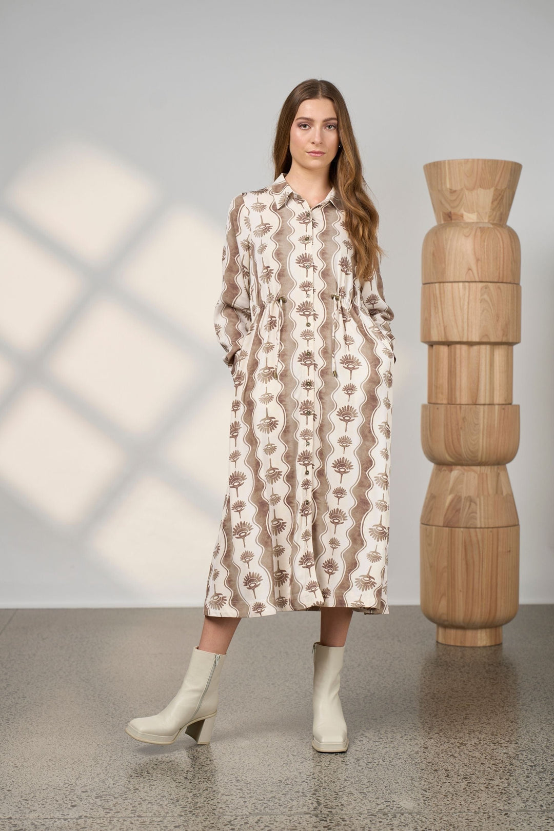 MADLY SWEETLY DRESS WAVERLY SHIRT DRESS - MS1839W
