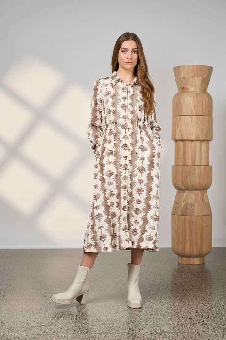 MADLY SWEETLY DRESS WAVERLY SHIRT DRESS - MS1839W