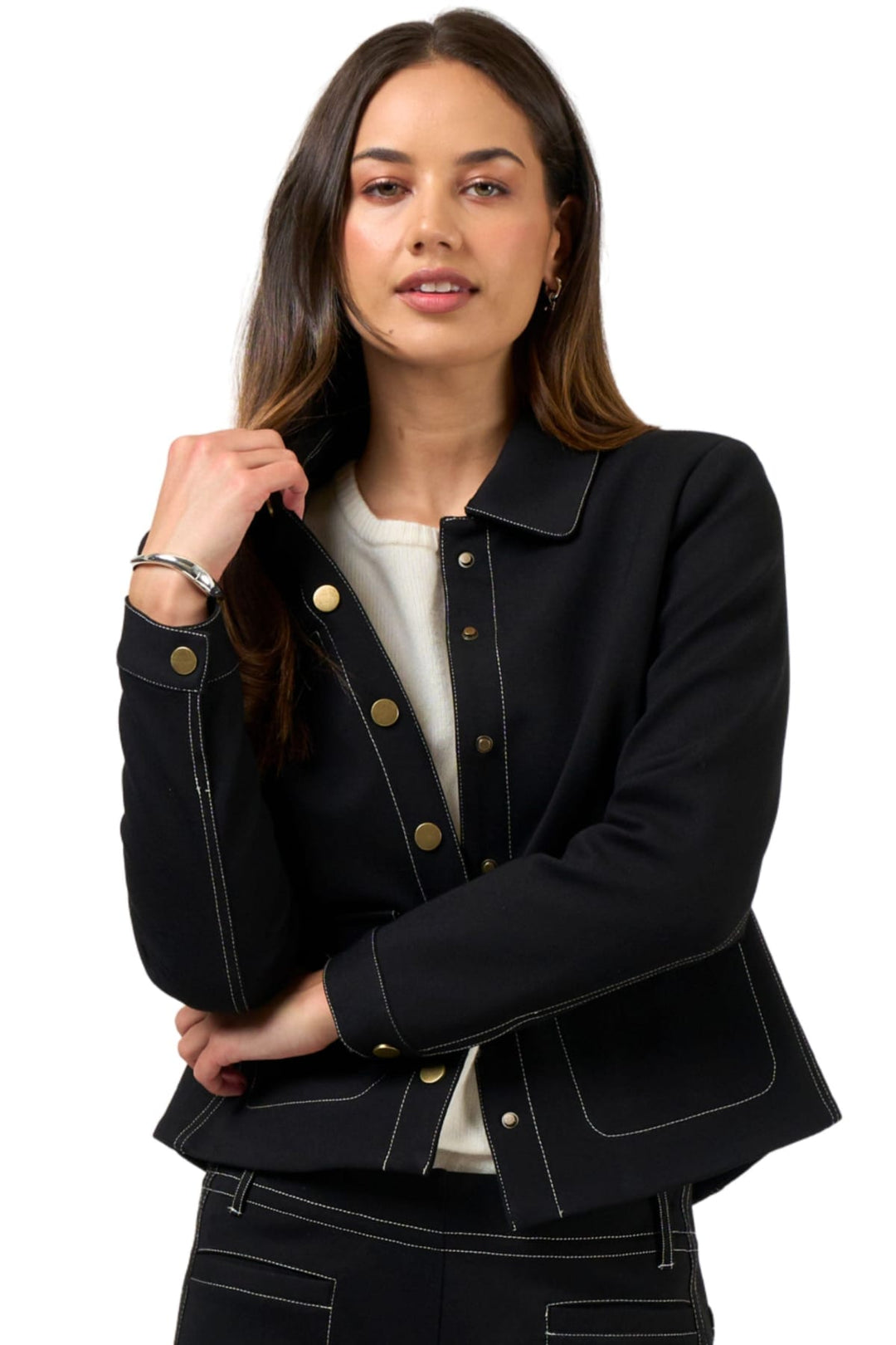 MADLY SWEETLY JACKET BLACK / 8 HIGHLIGHT JACKET - MS1808