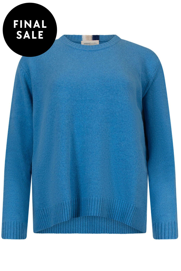 MADLY SWEETLY JUMPER AZURE / XS COMPASS SWEATER - MSK2527