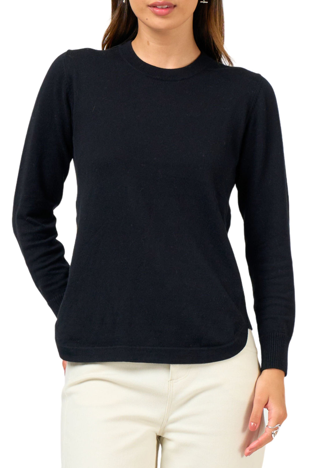MADLY SWEETLY JUMPER XS / BLACK ON REPEAT SWEATER - MSK2604