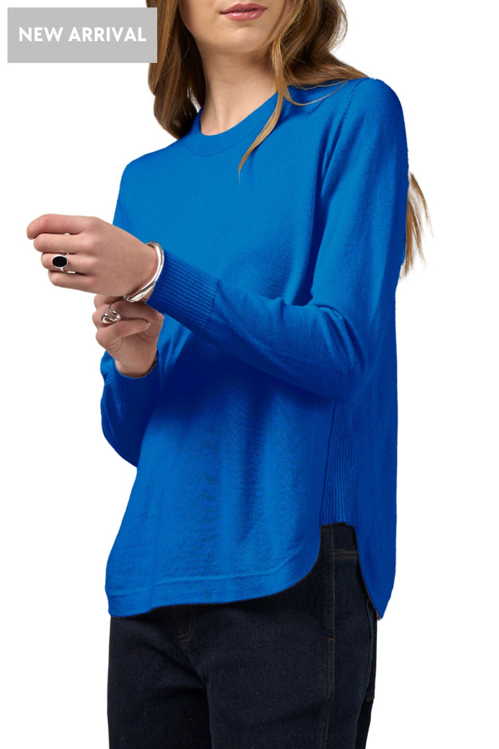 MADLY SWEETLY JUMPER XS / BLUE ON REPEAT SWEATER - MSK2604