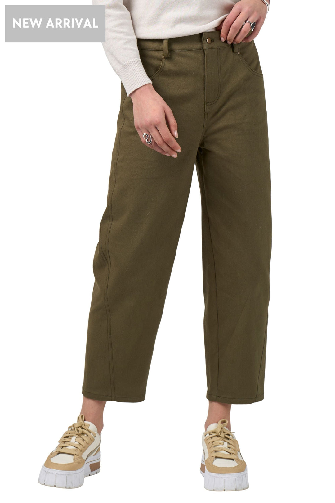 MADLY SWEETLY PANTS 8 / KHAKI TETRIS PANT - MS1813