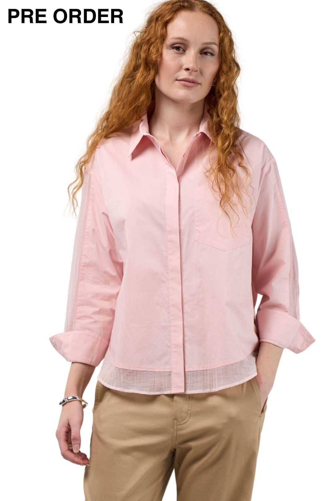 MADLY SWEETLY SHIRT BLUSH / 8 FRAME SHIRT - MS1942