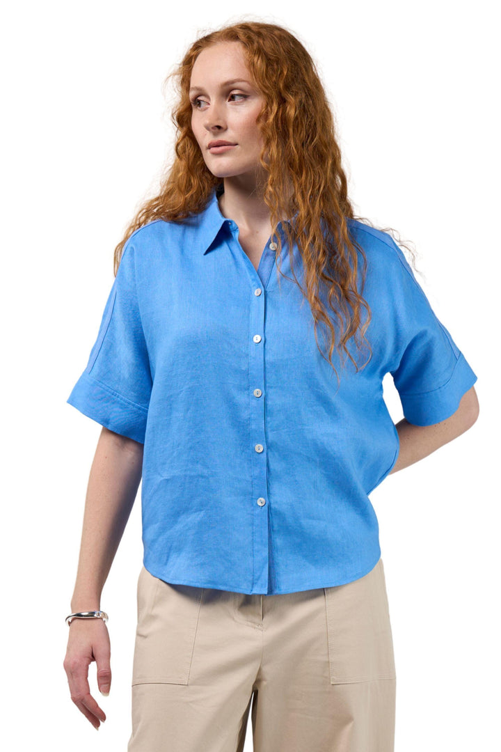 MADLY SWEETLY SHIRT CORNFLOWER / 8 COVE SHIRT - MS1952