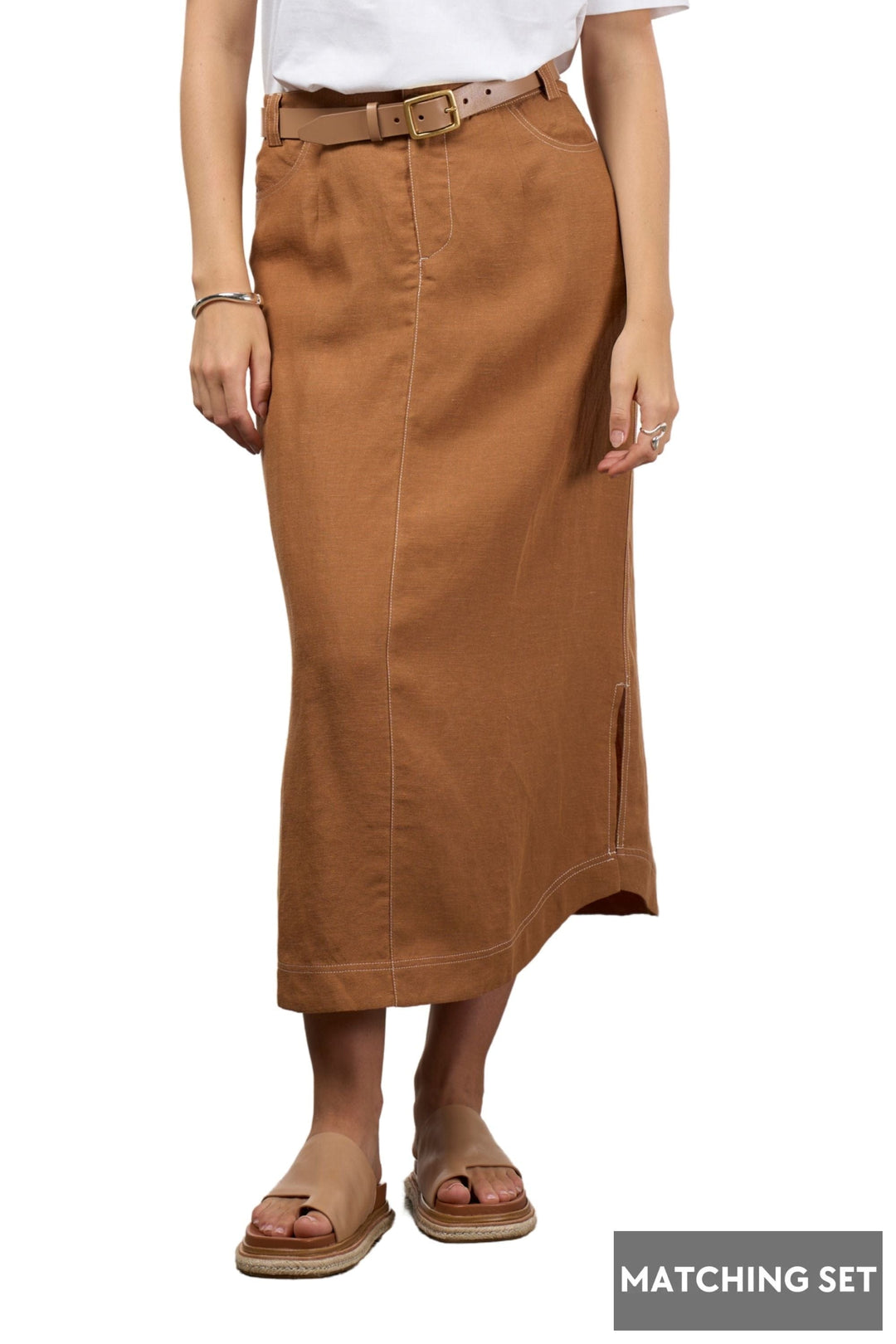 MADLY SWEETLY SKIRT CINNAMON / 8 ASPECT SKIRT - MS1660