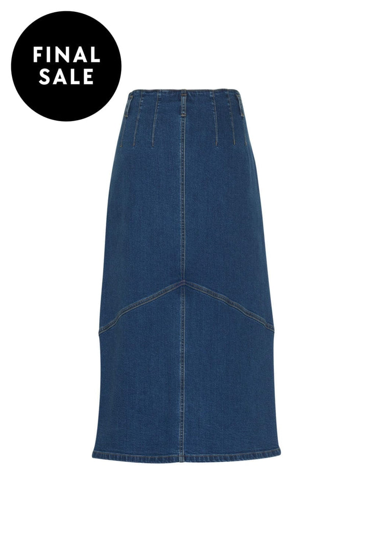 MADLY SWEETLY SKIRT MOTO DENIM SKIRT - MS1342