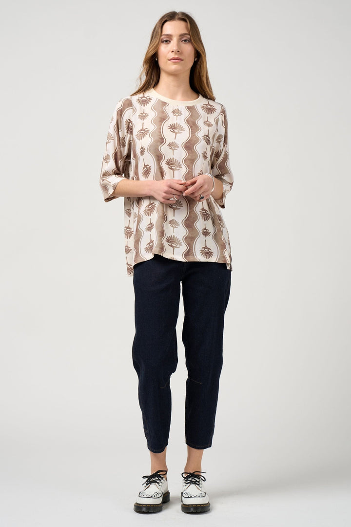 MADLY SWEETLY TOP WAVERLY TOP - MS1842W