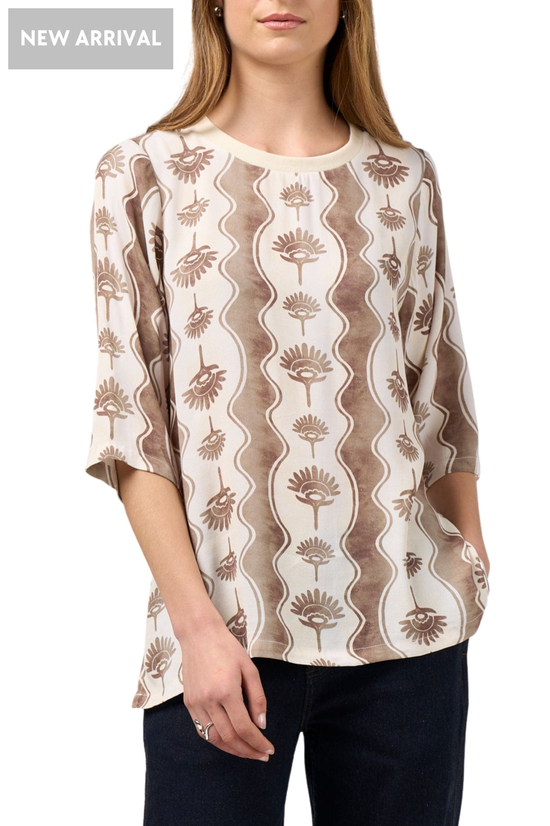 MADLY SWEETLY TOP WAVERLY TOP - MS1842W