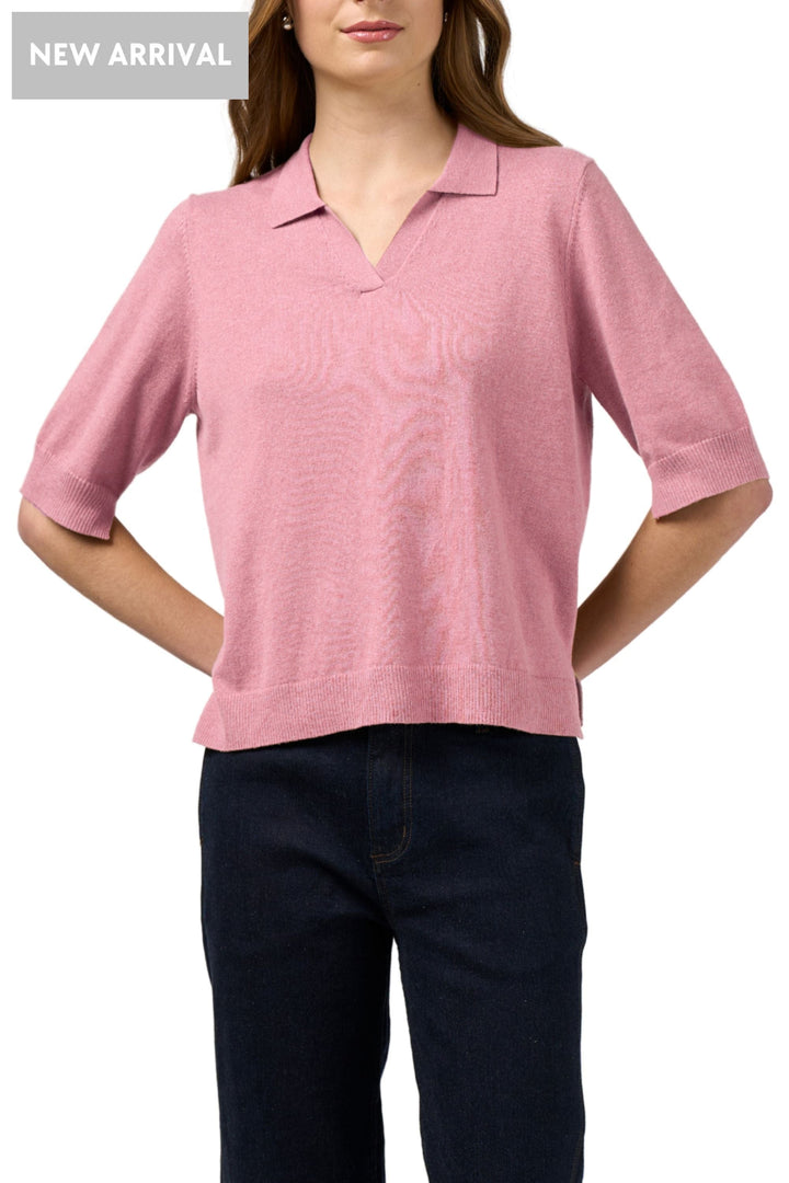 MADLY SWEETLY TOP XS / BLUSH ANALOG TEE - MSK2600