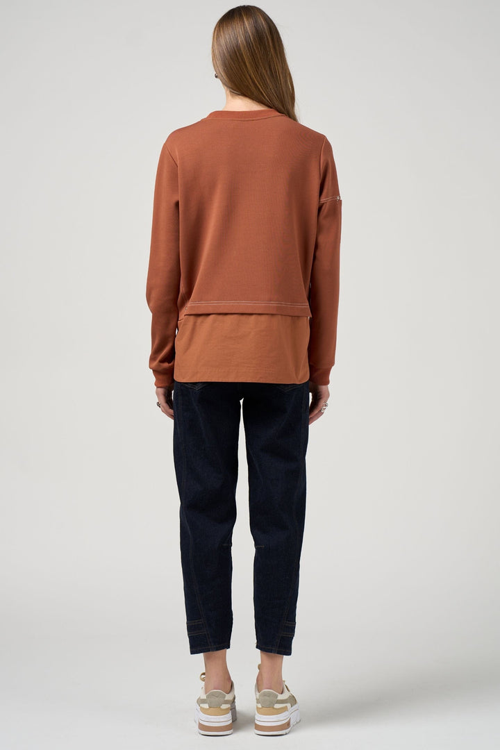 MADLY SWEETLY TRACK TOP MCKENZIE SWEATSHIRT - MS1833
