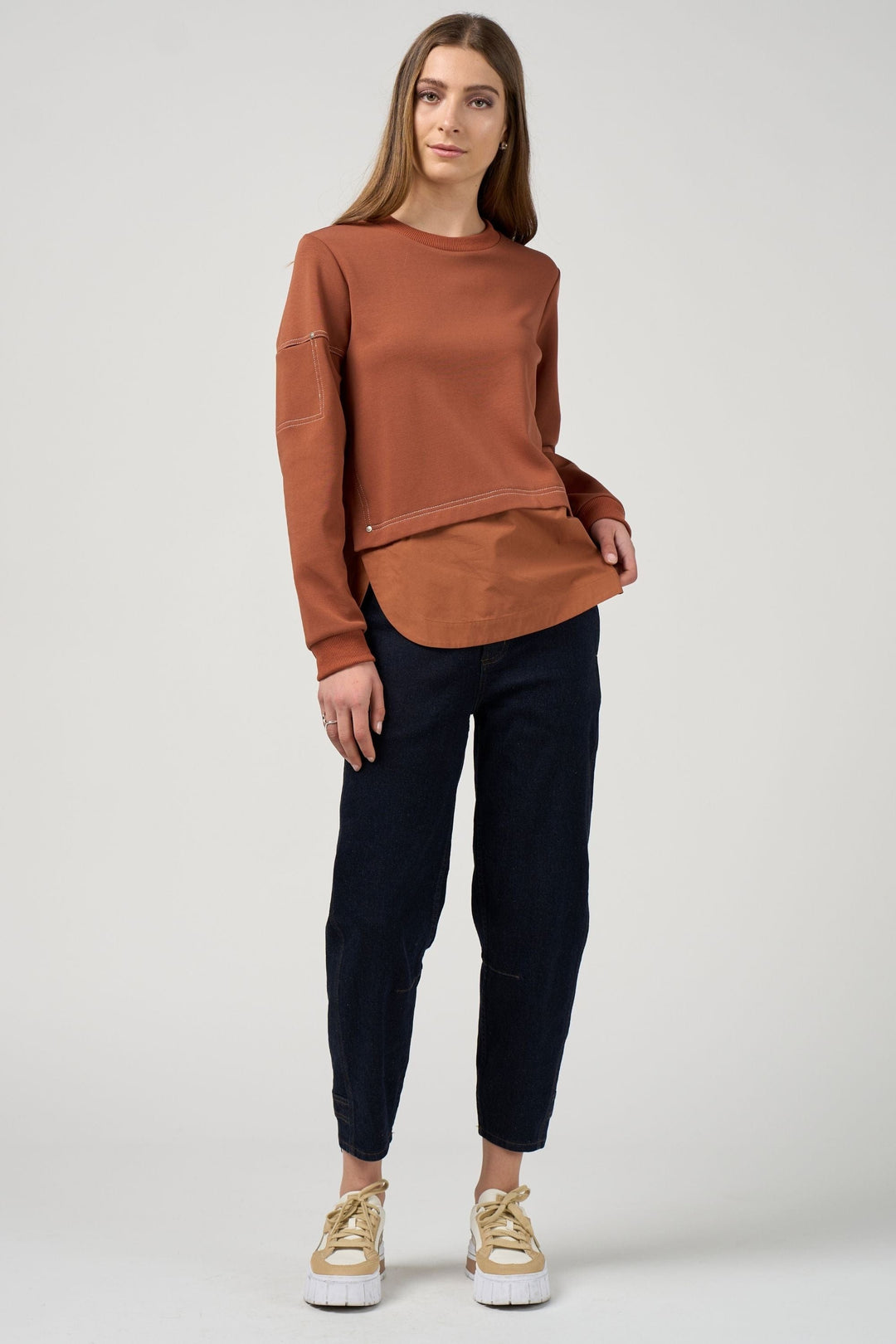 MADLY SWEETLY TRACK TOP MCKENZIE SWEATSHIRT - MS1833
