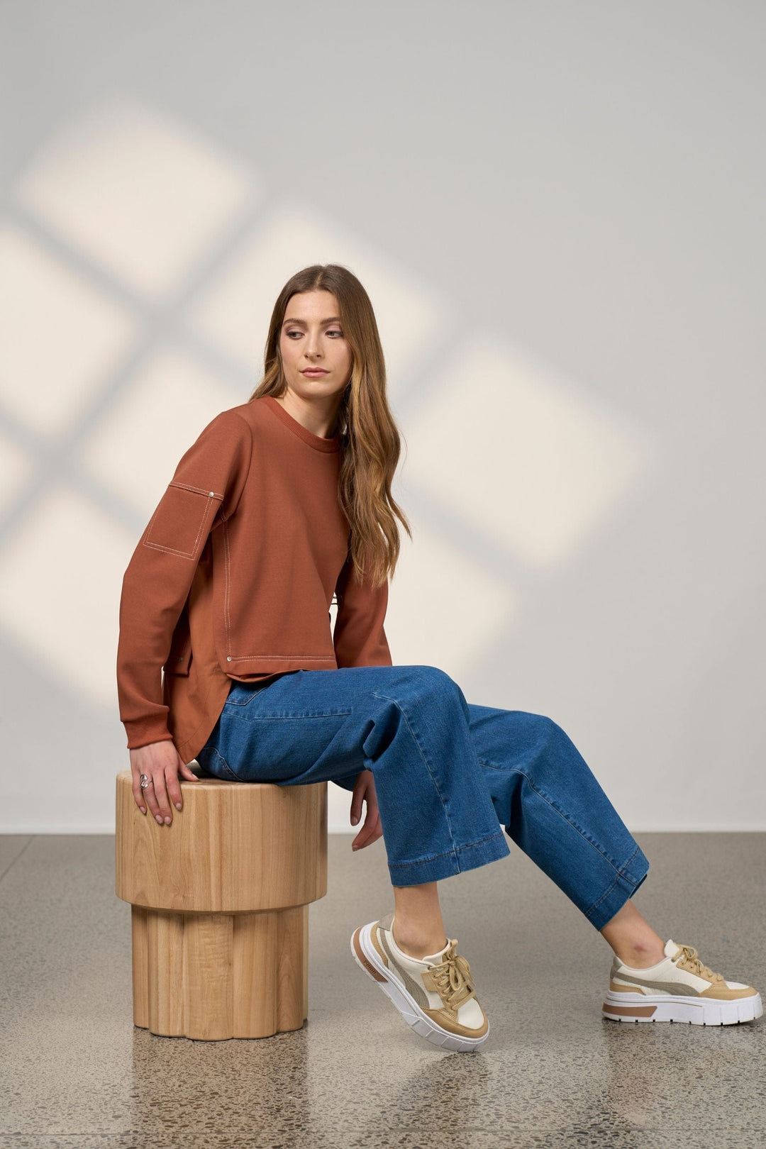 MADLY SWEETLY TRACK TOP MCKENZIE SWEATSHIRT - MS1833