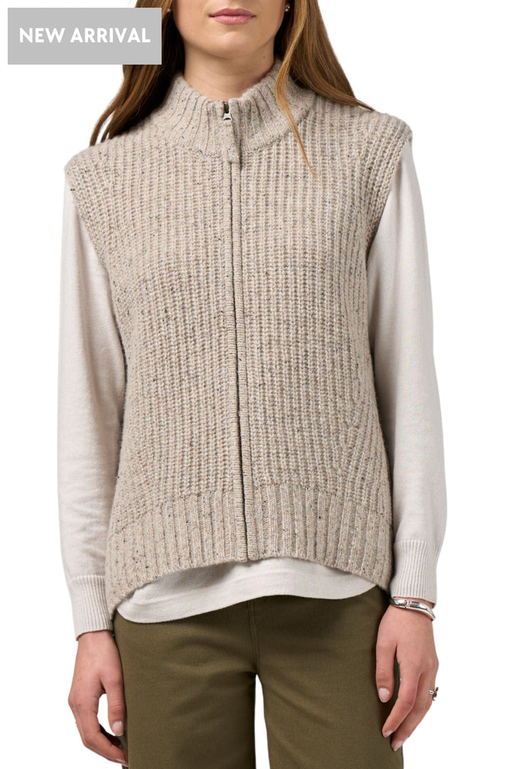 MADLY SWEETLY VEST XS / PUMICE CAMPFIRE VEST - MSK2630