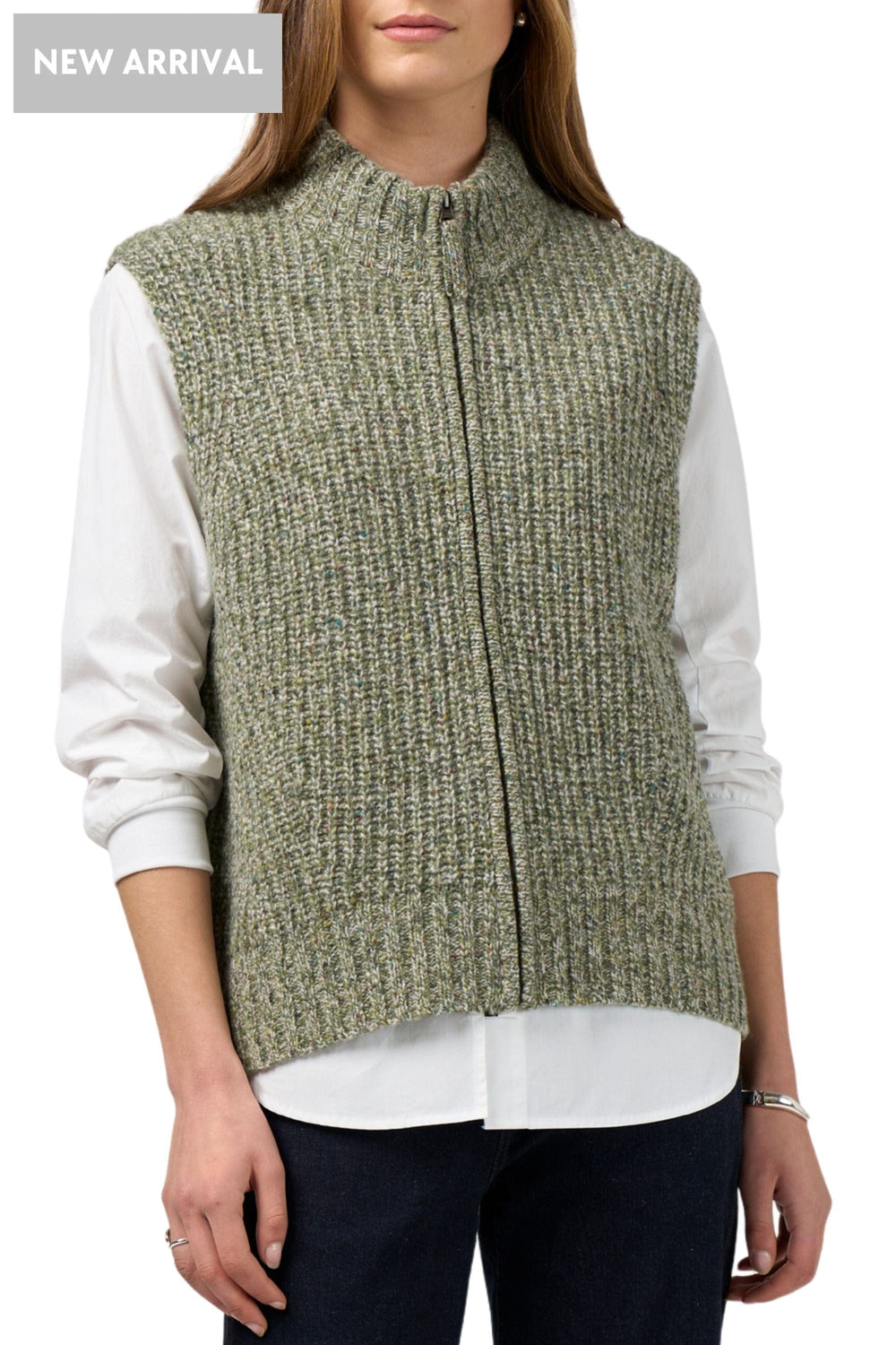 MADLY SWEETLY VEST XS / SAGE CAMPFIRE VEST - MSK2630