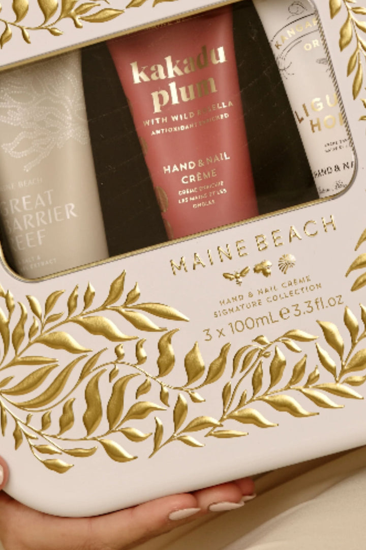 MAINE BEACH GIFTWARE HAND &amp; NAIL CREME TRIO - 0078S