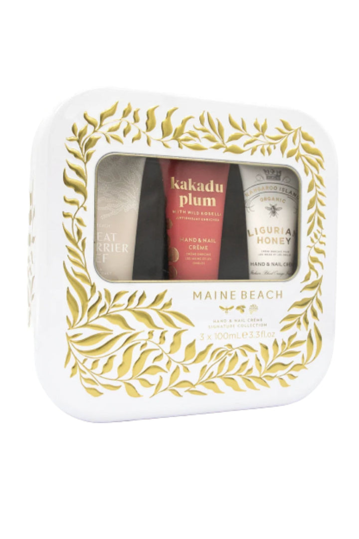 MAINE BEACH GIFTWARE HAND &amp; NAIL CREME TRIO - 0078S