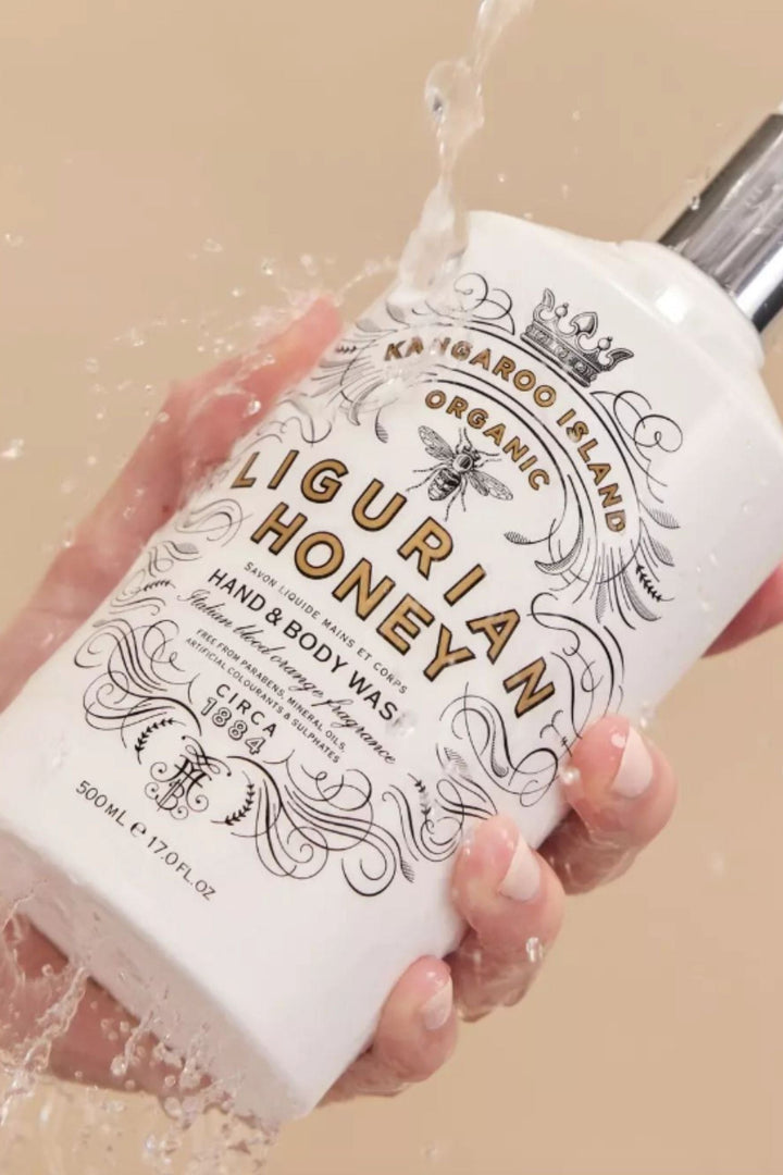 MAINE BEACH GIFTWARE LIGURIAN-HONEY HAND &amp; BODY WASH - LIGURIAN-HONEY