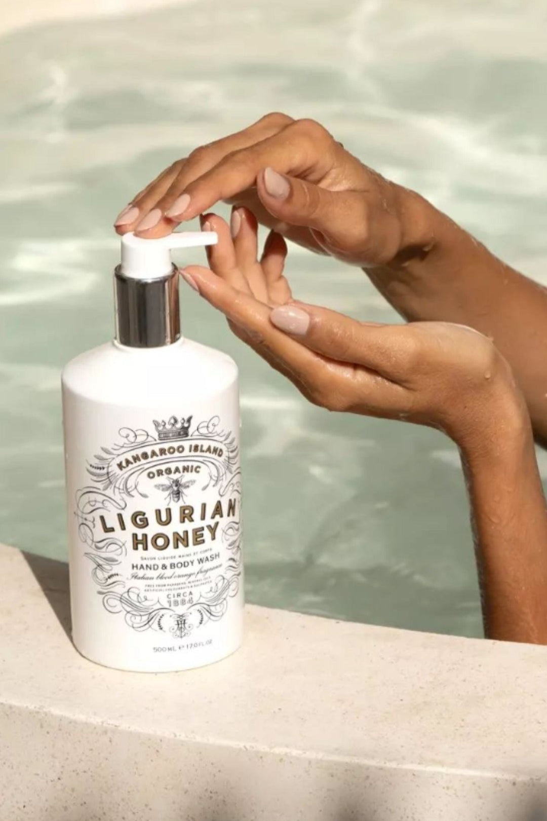 MAINE BEACH GIFTWARE LIGURIAN-HONEY HAND &amp; BODY WASH - LIGURIAN-HONEY