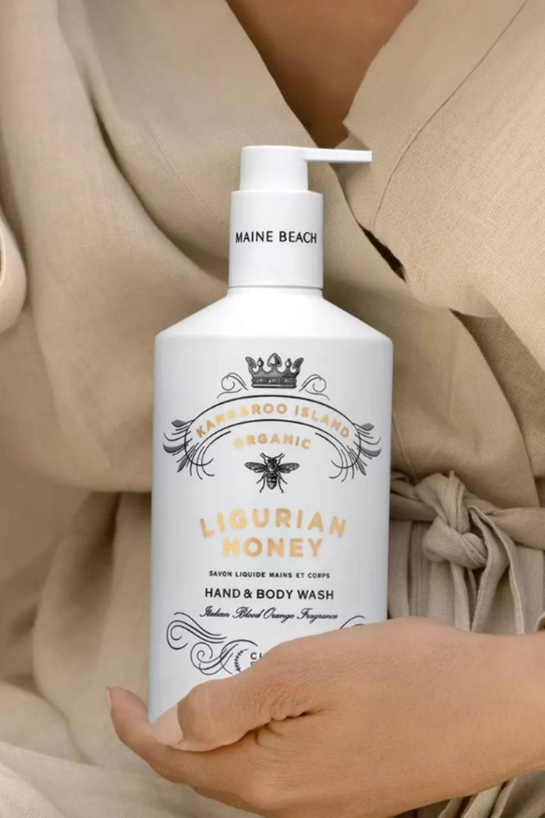 MAINE BEACH GIFTWARE LIGURIAN-HONEY HAND &amp; BODY WASH - LIGURIAN-HONEY