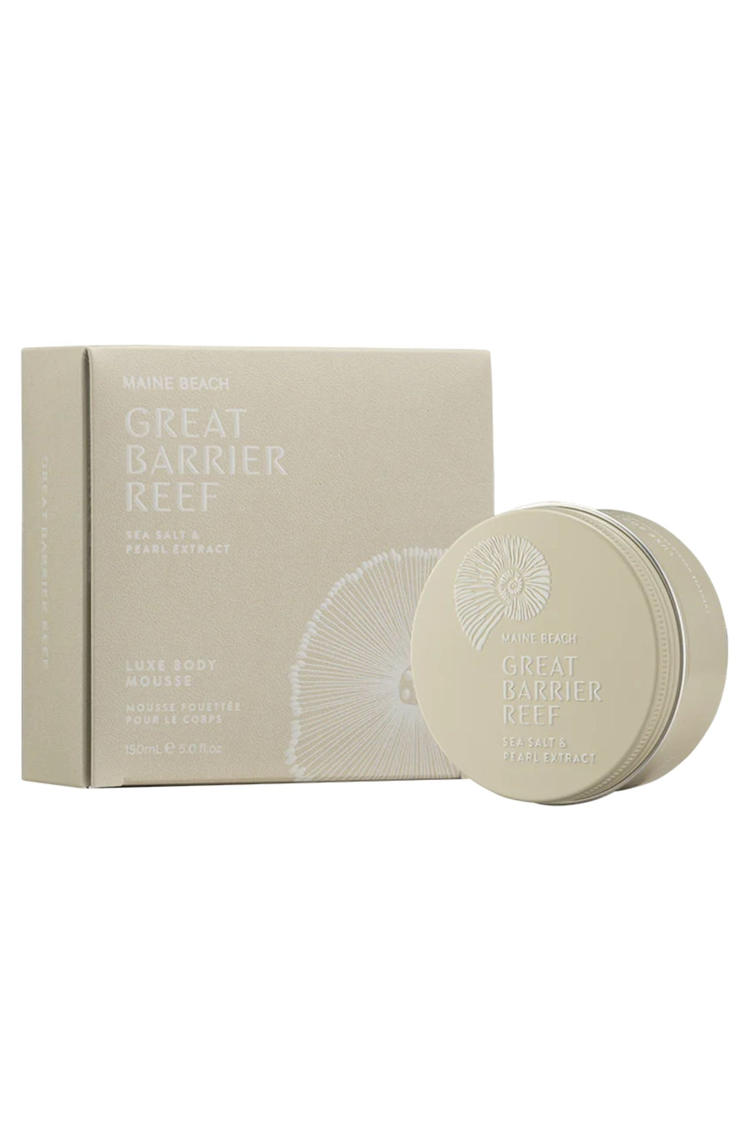 MAINE BEACH GIFTWARE SEA-SALT LUXE BODY MOUSSE - SEA-SALT