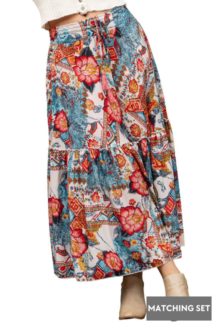 CIENNA SKIRT MARGOT FRILL MAXI SKIRT - SKT-12-MGO