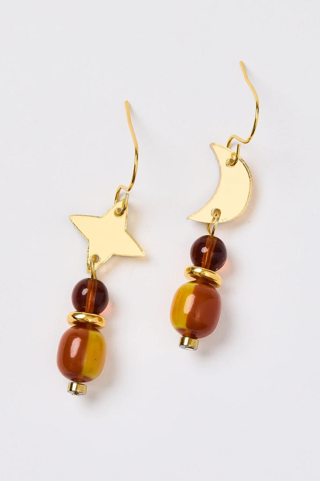 MARTHA JEAN JEWELLERY GOLD LUNAR EARRINGS