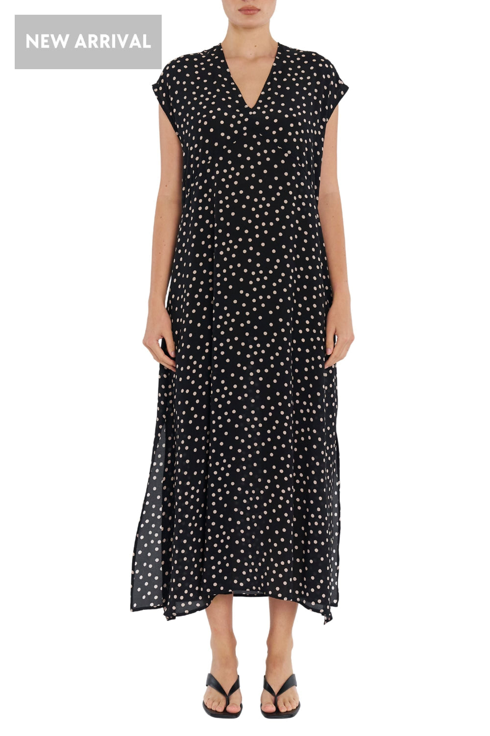 MAXI SLICE DRESS - F8563383 DRESS