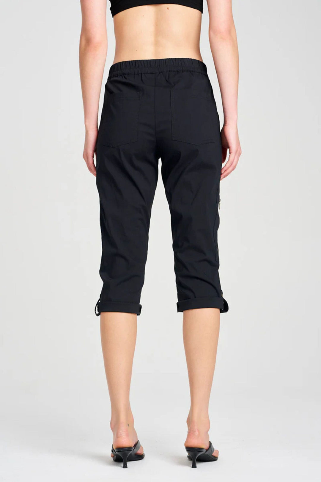 MELA PURDIE 3/4 PANT CROPPED ZIP CARGO - F651386