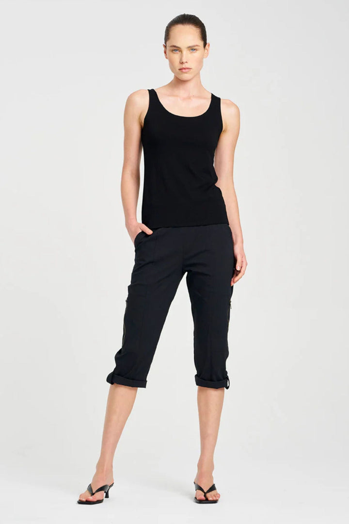 MELA PURDIE 3/4 PANT CROPPED ZIP CARGO - F651386