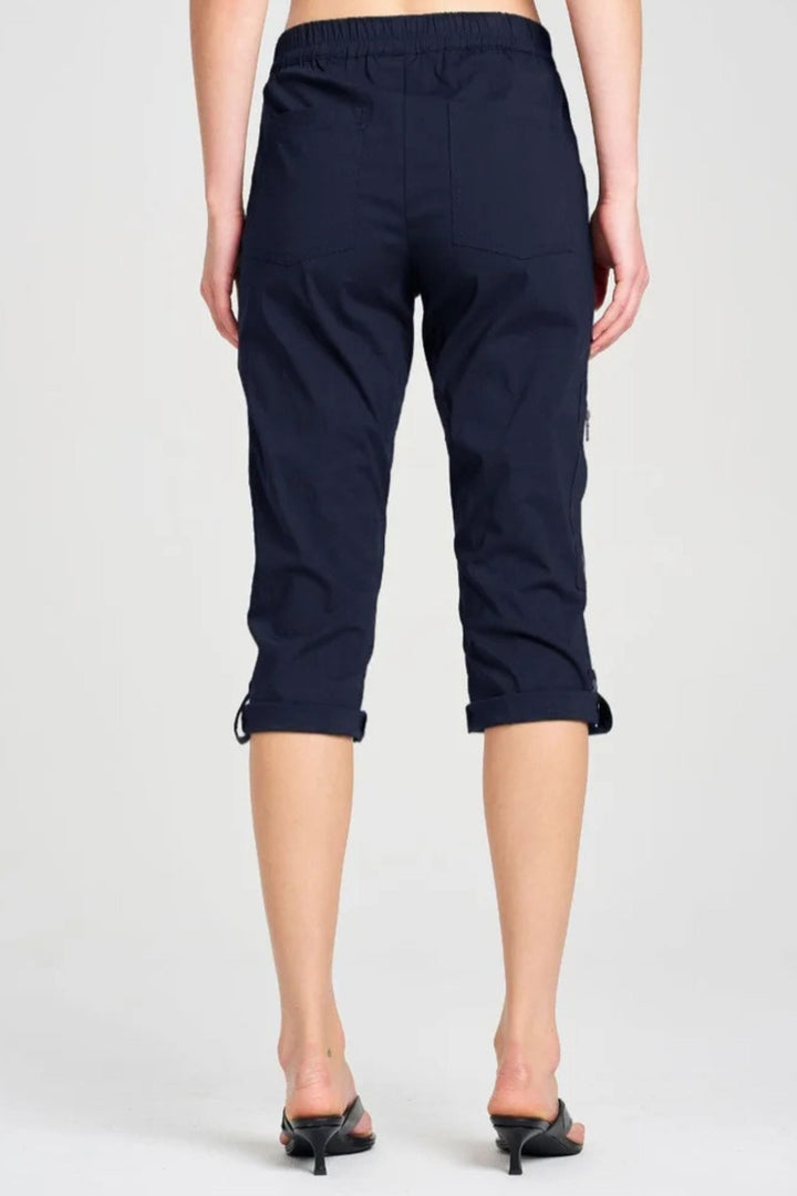 MELA PURDIE 3/4 PANT CROPPED ZIP CARGO - F651386
