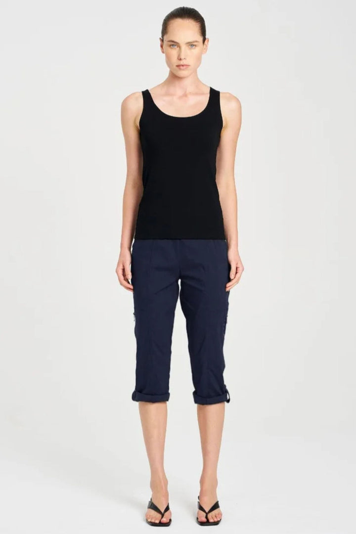 MELA PURDIE 3/4 PANT CROPPED ZIP CARGO - F651386