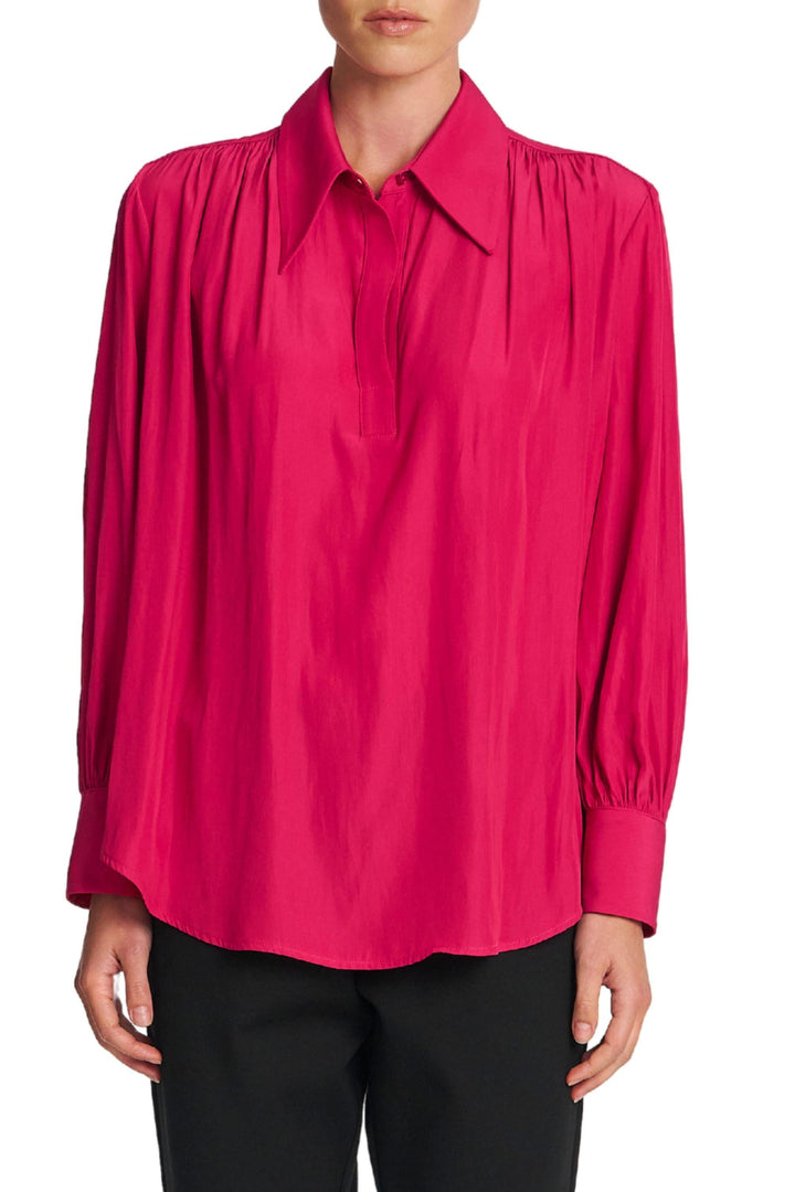 MELA PURDIE BLOUSE 8 / TEABERRY GATHERED BLOUSE - F678984