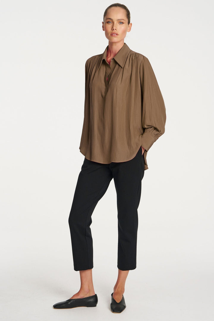 MELA PURDIE BLOUSE GATHERED BLOUSE - F678984