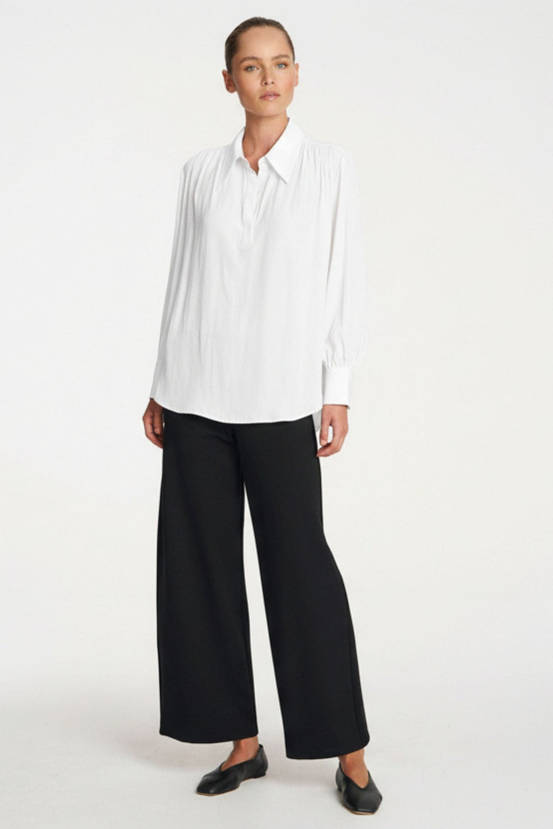 MELA PURDIE BLOUSE GATHERED BLOUSE - F678984