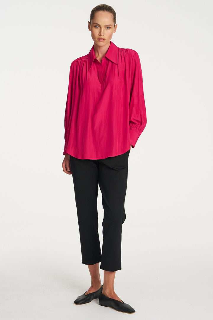 MELA PURDIE BLOUSE GATHERED BLOUSE - F678984